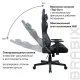 Игровое кресло  "GT Carbon GM-115", две подушки, экокожа, черное, 531932. Фото товара с разных ракурсов.