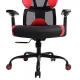 Игровое кресло PREMIUM "Toxin GM-520", синхромеханизм, экокожа/сетка/ткань, черное/красное, 532950. Фото товара с разных ракурсов.