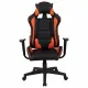 Игровое кресло  "GT Racer GM-100", две подушки, экокожа, черное/оранжевое, 531925. Фото товара с разных ракурсов.