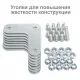Стеллаж металлический  "ГРАФИТ MS KD-180/40/70-5", лофт, 1800х700х400 мм, 5 полок, 291268, S240BR124593. Фото товара с разных ракурсов.