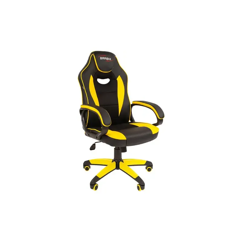 Игровое кресло  "Blaze GM-162", TW/экокожа, черное/желтое, 532579, 7083507 главное фото