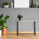 Стол на металлокаркасе BRABIX LOFT CD-001, 800х440х740 мм, складной, цвет дуб натуральный, 641211. Фото товара с разных ракурсов.