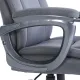Кресло руководителя PREMIUM Solid HD-005, нагрузка до 180 кг, ткань, серое. Фото товара с разных ракурсов.