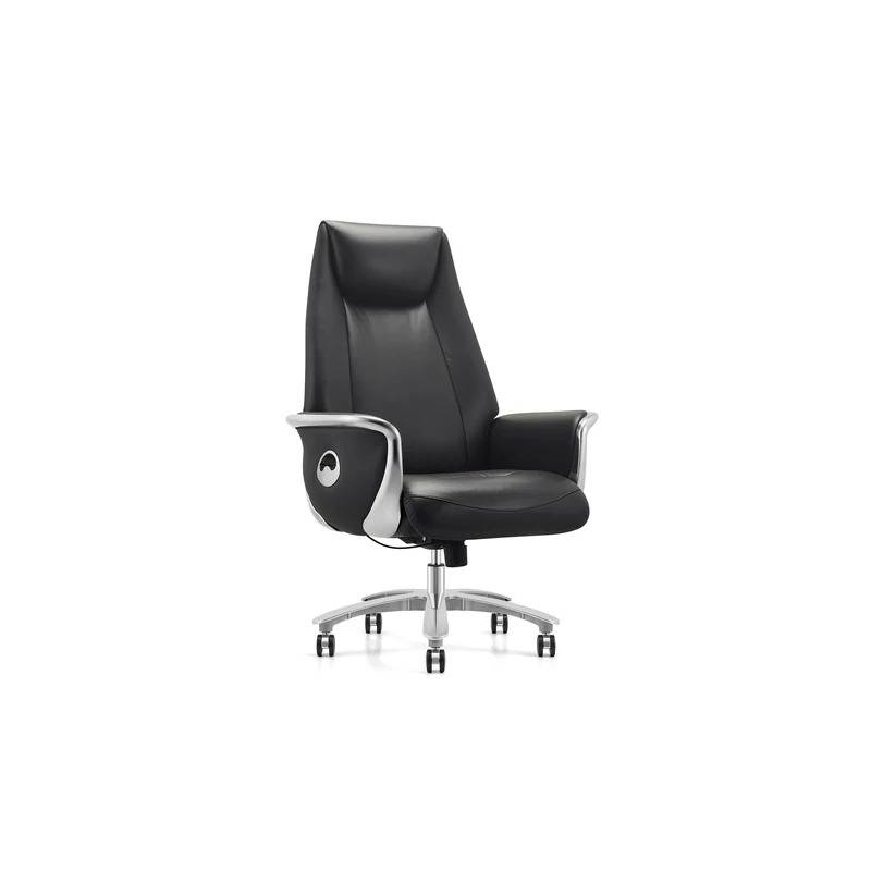 Кресло HAWASAN (ХАВАСАН) PREMIUM EX-800, до 200 кг, синхромеханизм, алюминий, экокожа, черное, 533234 главное фото