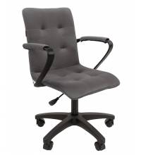 Кресло CHAIRMAN 030 (серая ткань-велюр)