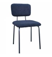 Стулья  "Ideal CF-080", КОМПЛЕКТ 4 шт., черный каркас, букле черный, 533244